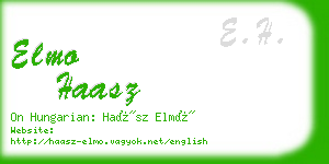 elmo haasz business card